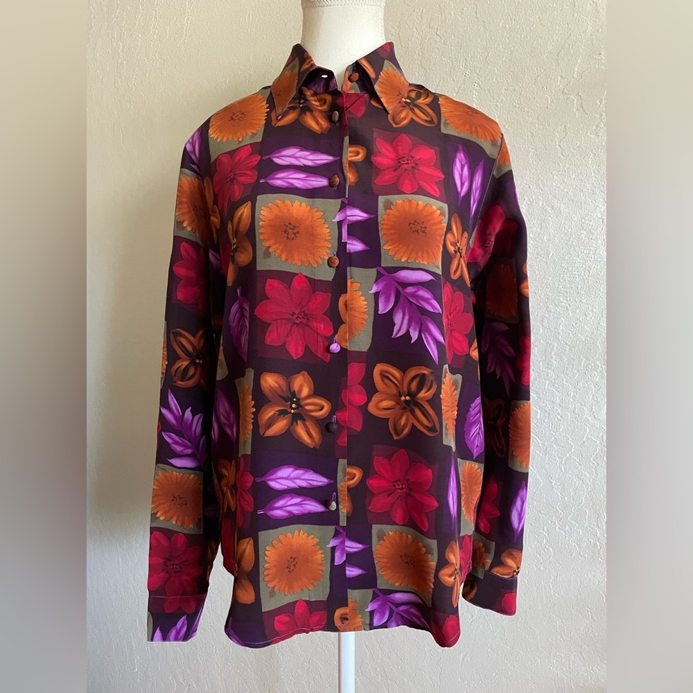 whimsical silk top